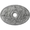 Ekena Millwork Alexa Medallion (Canopies up to 5 5/8"), 30 3/4"W x 21 1/4"H x 3 7/8"ID x 1 5/8"P, Ultra Pure White CM21X30ALUWC - alternate 1